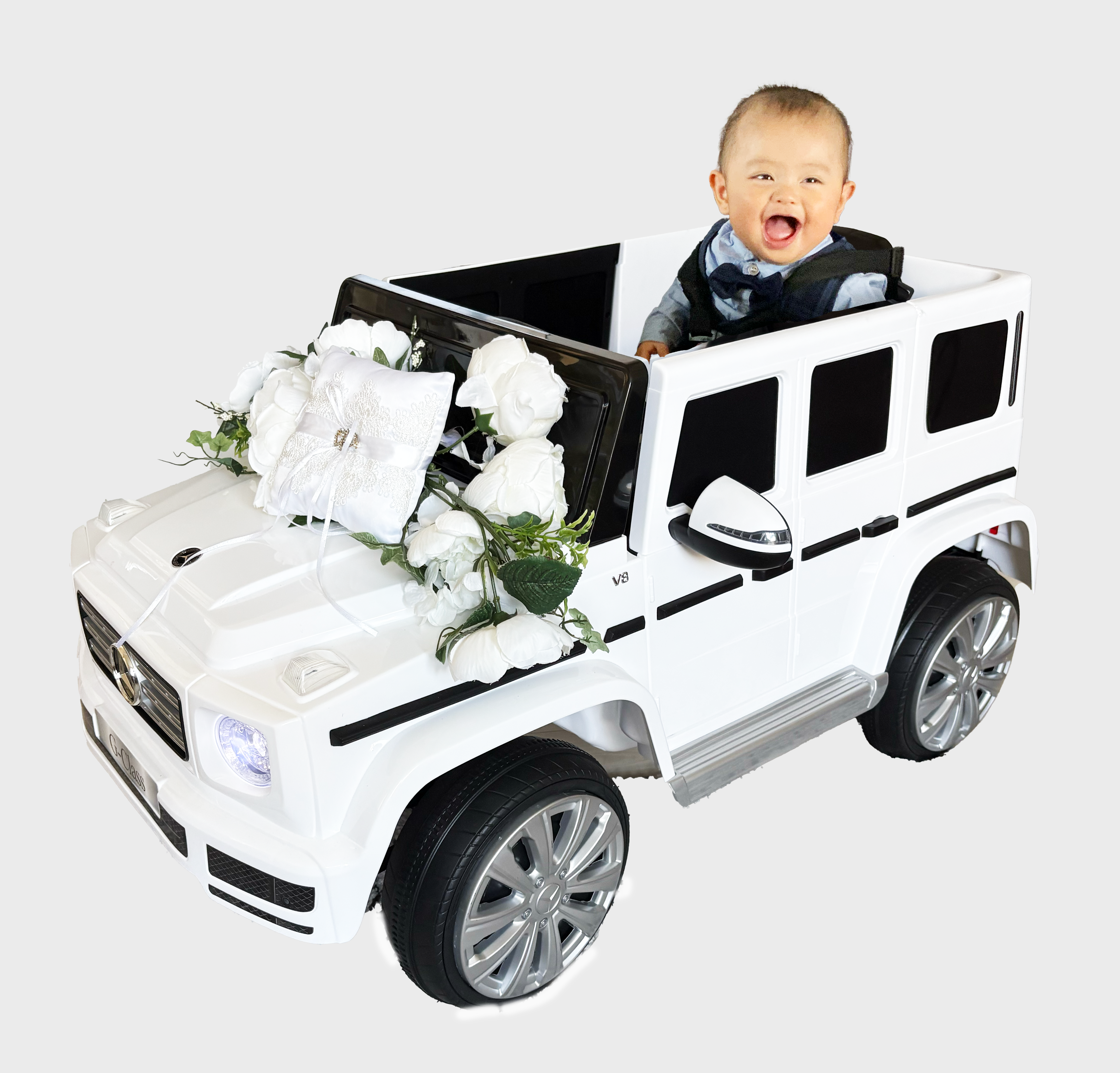 【送料込】乗用ラジコンカー メルセデスベンツ リングボーイ G500 ゲレンデ リングボーイの車・ラジコンカーレンタル_メルセデス ベンツ