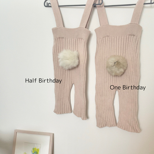 衣装：オーバーオールしっぽ付き（1 year old）