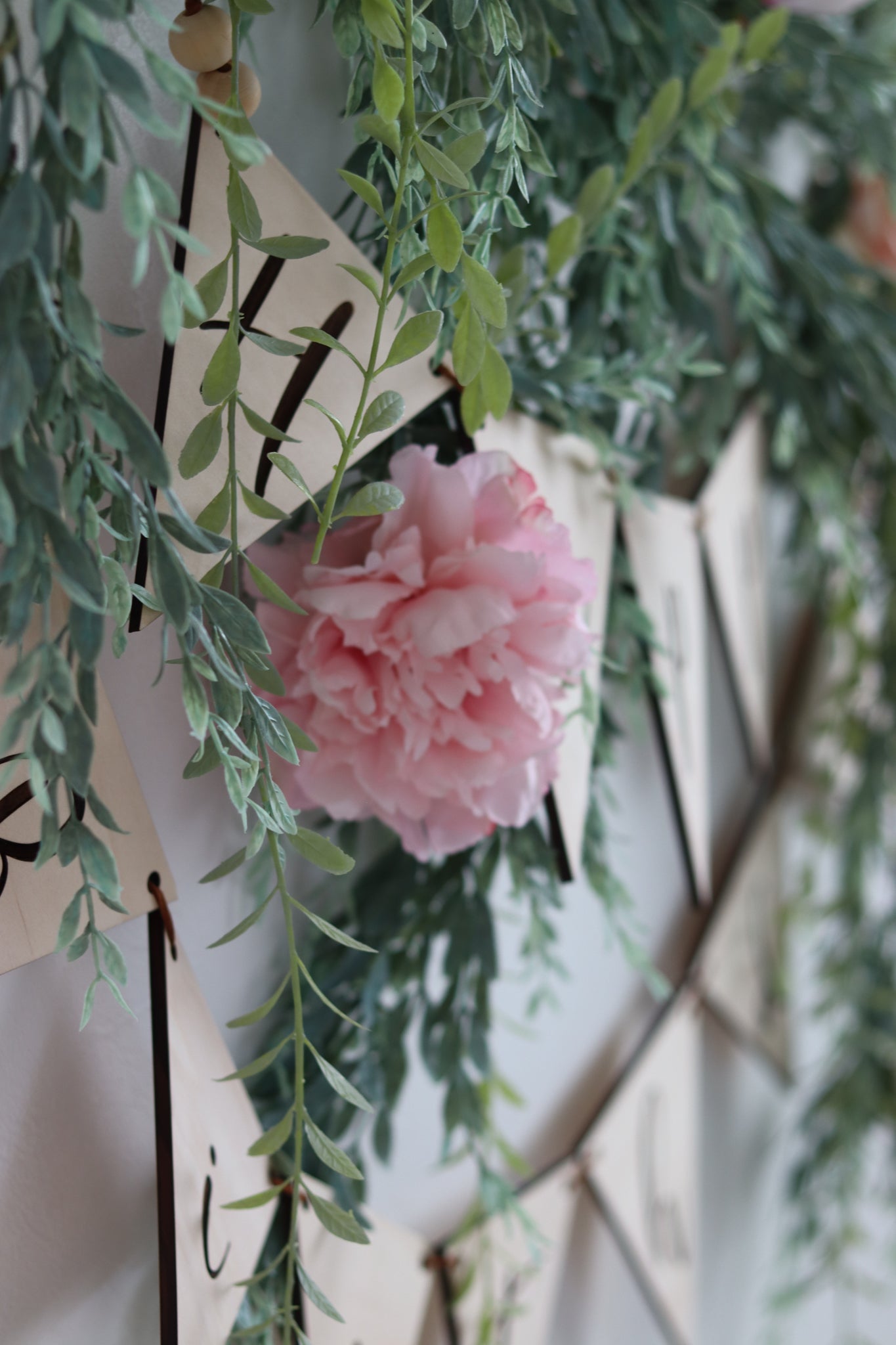 装花ガーランド：シャクヤク