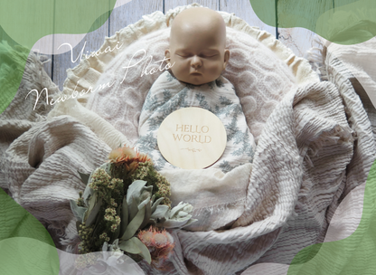 森の小屋で鳥とおひるね ベージュ