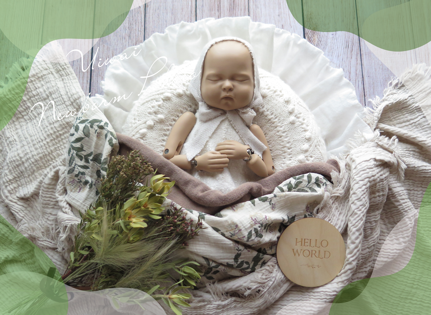 森の小屋で鳥とおひるね ホワイト