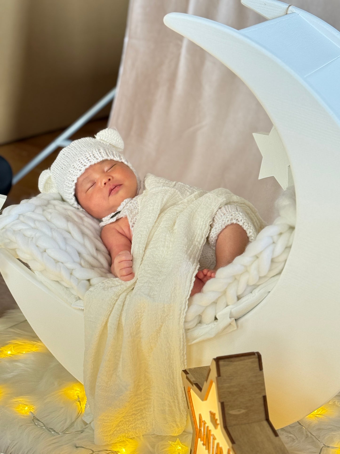 お月様でおねんねセット ベージュ