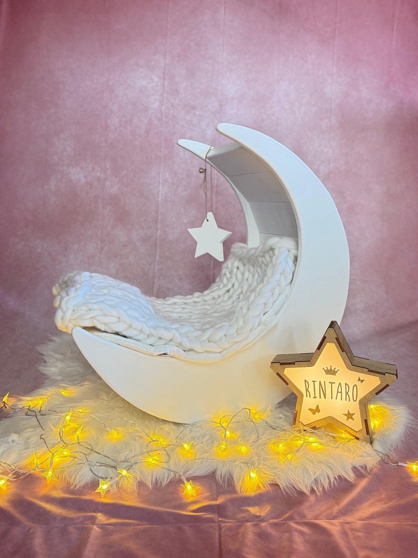 お月様でおねんねセット ピンク