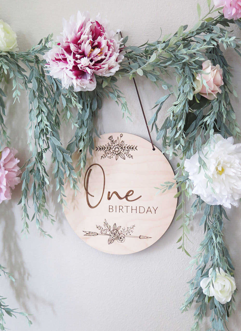 バナー：one birthday（円形）