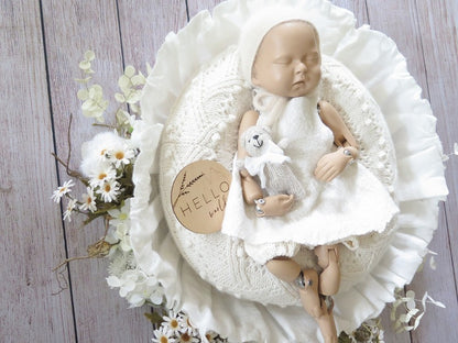 セルフニューボーンフォトのレンタル商品ホワイトナチュラルセット