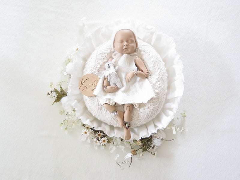 セルフニューボーンフォトのレンタル商品お子様が映えるナチュラルセット
