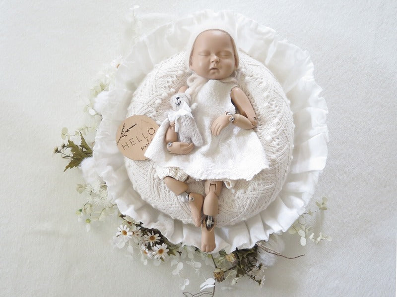 セルフニューボーンフォトのレンタル商品ホワイトナチュラルセット