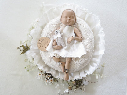 セルフニューボーンフォトのレンタル商品ホワイトナチュラルセット