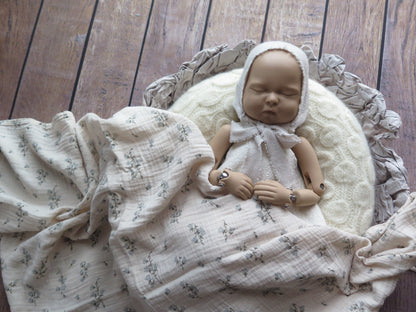 セルフニューボーンフォトのレンタル商品グレーナチュラルセット