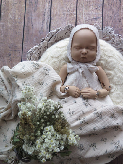 セルフニューボーンフォトのレンタル商品グレーナチュラルセット