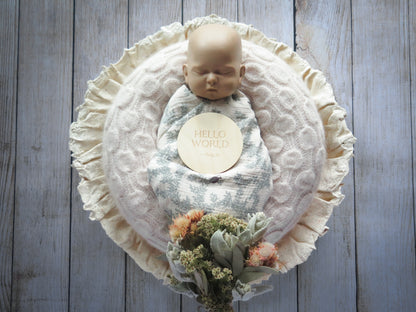 セルフニューボーンフォトのレンタル商品ベージュナチュラルセット