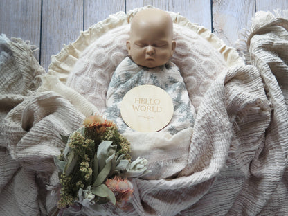 セルフニューボーンフォトのレンタル商品ベージュナチュラルセット