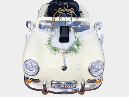1. 車体前部：鳥かごと花（指輪ケース非付属）