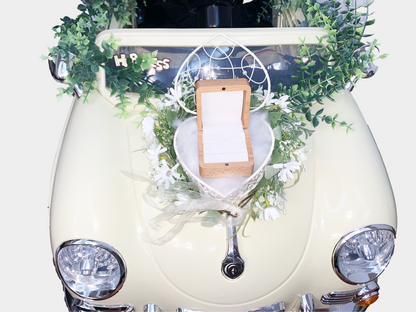1. 車体前部：ハート箱と花（指輪ケース非付属）