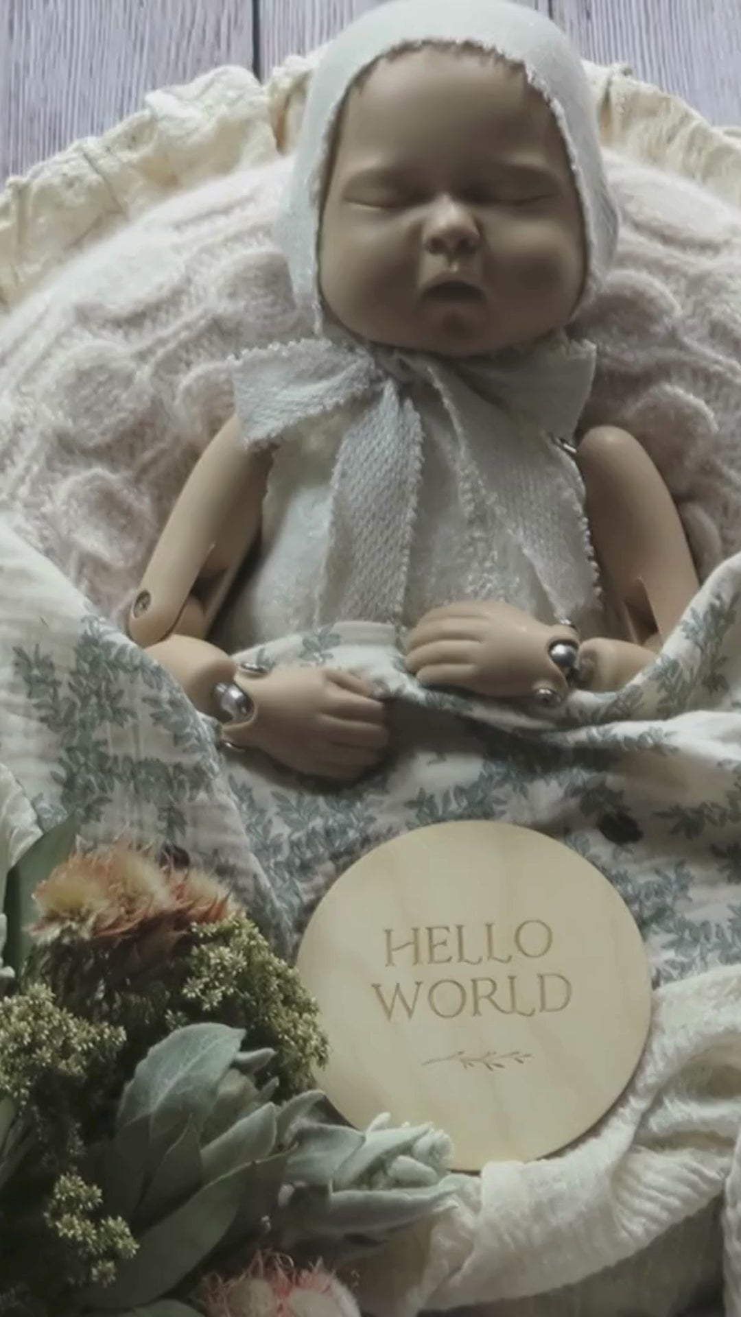 動画を読み込む: セルフニューボーンフォトレンタルホワイト